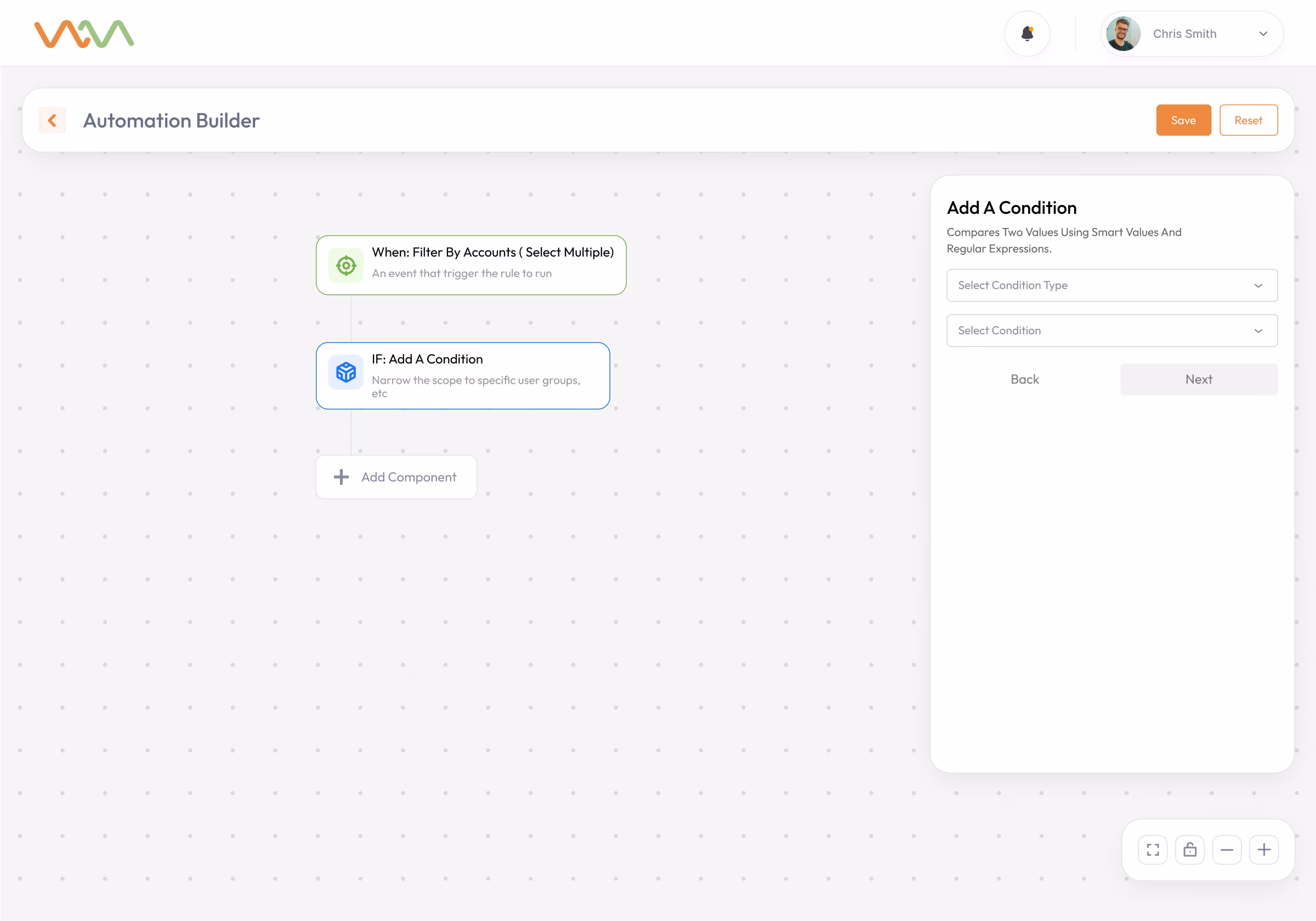 FinCore: Workflow Rule Engine, screen 5